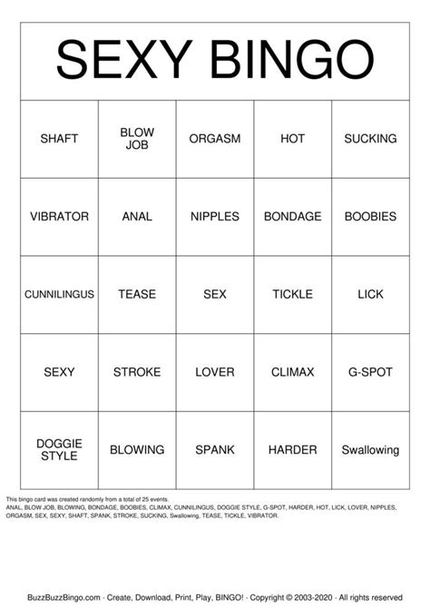 penis bingo|Name the Penis Bingo Cards to Download, Print and Customize!